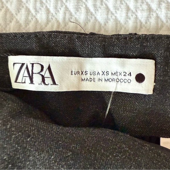 Zara Pencil Skirt Dark Gray Size XSmall - Picture 3 of 9